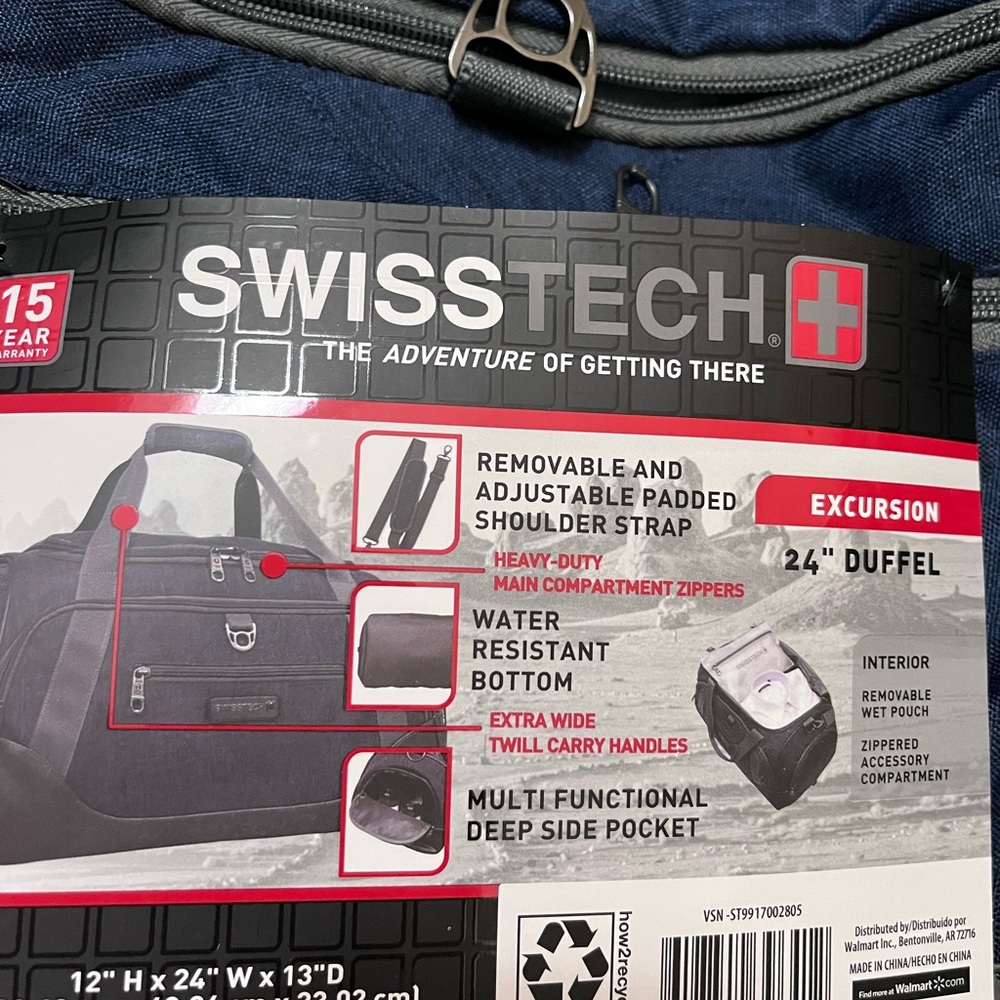 Swiss Tech 24” Duffel